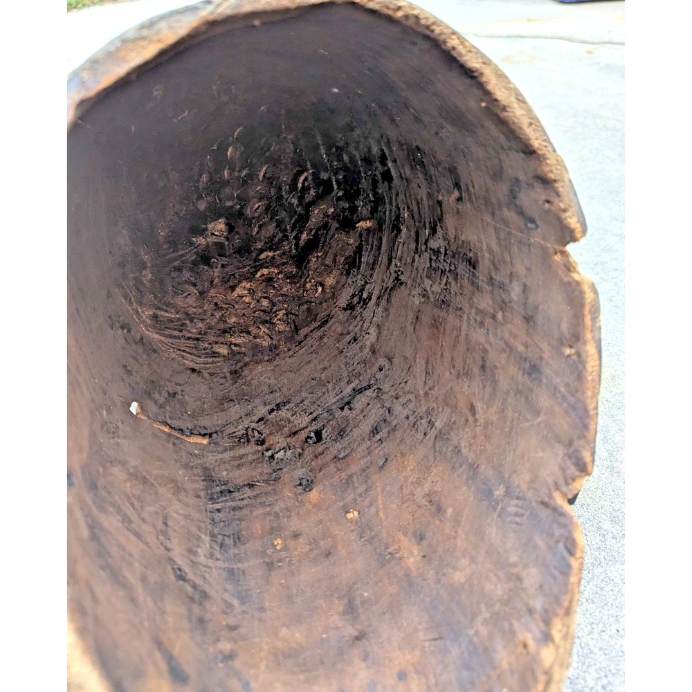 African Tribal Helmet Mask Makonde ? Carved Lightweight Wood As Is - Picture 8 of 16